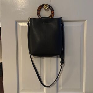 lucite handled purse